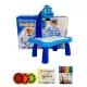Детский столик проектор для рисования Projector Painting набор с проектором, 24 слайда, фломастеры Синий. Зображення №9