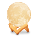 Ночник 3D светильник луна Moon Touch Control 15 см, 5 режимов. Зображення №6