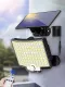 Светильник на солнечной батарее с датчиком движения Solar wall lamp BL-104-SMD. Зображення №3