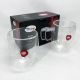 Набір скляних склянок із подвійними стінками Con Brio СВ-8335-2, 2шт, 350мл, прозорі склянки. Зображення №2