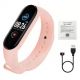 Смарт браслет M5 Smart Bracelet Фітнес трекер Watch Bluetooth. Колір рожевий. Изображение №9