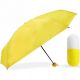 Компактна парасолька в капсулі-футлярі Жовтий, маленька парасолька в капсулі. Колір: жовтий. Зображення №29