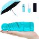 Компактна парасолька в капсулі-футлярі синій, маленька парасолька в капсулі. Колір: блакитний. Изображение №5