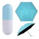 Компактна парасолька в капсулі-футлярі синій, маленька парасолька в капсулі. Колір: блакитний. Зображення №20