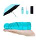 Компактна парасолька в капсулі-футлярі синій, маленька парасолька в капсулі. Колір: блакитний. Изображение №35