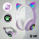 Бездротові навушники LED з котячими вушками CAT STN-28. Колір: фіолетовий. Изображение №4
