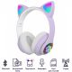 Бездротові навушники LED з котячими вушками CAT STN-28. Колір: фіолетовий. Зображення №9