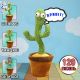 Танцюючий кактус співаючий 120 пісень з підсвічуванням Dancing Cactus TikTok іграшка Повторюшка кактус. Изображение №4