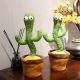 Танцюючий кактус співаючий 120 пісень з підсвічуванням Dancing Cactus TikTok іграшка Повторюшка кактус. Зображення №5