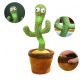 Танцюючий кактус співаючий 120 пісень з підсвічуванням Dancing Cactus TikTok іграшка Повторюшка кактус. Изображение №6
