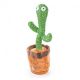 Танцюючий кактус співаючий 120 пісень з підсвічуванням Dancing Cactus TikTok іграшка Повторюшка кактус. Изображение №7