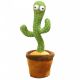 Танцюючий кактус співаючий 120 пісень з підсвічуванням Dancing Cactus TikTok іграшка Повторюшка кактус. Изображение №9