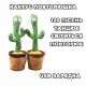 Танцюючий кактус співаючий 120 пісень з підсвічуванням Dancing Cactus TikTok іграшка Повторюшка кактус. Зображення №13