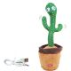 Танцюючий кактус співаючий 120 пісень з підсвічуванням Dancing Cactus TikTok іграшка Повторюшка кактус. Зображення №24
