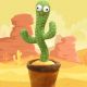 Танцюючий кактус співаючий 120 пісень з підсвічуванням Dancing Cactus TikTok іграшка Повторюшка кактус. Зображення №47