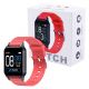 Смарт годинник Smart Watch T96 стильний із захистом від вологи та пилу з вимірюванням температура тіла. Колір: червоний. Зображення №2