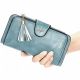 Клатч портмоне гаманець Baellerry N2341, маленький жіночий гаманець, компактний гаманець. Колір: темно-синій. Зображення №7