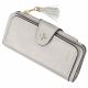Клатч портмоне гаманець Baellerry N2341, жіночий гаманець маленький шкірозамінник. Колір: сірий. Изображение №3