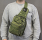 Якісна тактична сумка, укріплена чоловіча сумка, рюкзак тактична слінг. Колір: хакі. Зображення №13