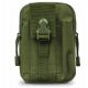 Тактична сумка - сумка для телефону, система MOLLE органайзер тактичний з кордури. Колір: хакі. Изображение №6