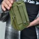 Тактична сумка - сумка для телефону, система MOLLE органайзер тактичний з кордури. Колір: хакі. Зображення №38
