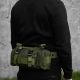 Сумка - підсумк тактична поясна Tactical військова, сумка нагрудна з ременем на плече 5 літрів кордура хакі. Изображение №2