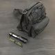 Набір: армійська чорна сумка + тактичний ліхтар професійний POLICE BL-X71-P50. Изображение №2