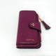 Клатч портмоне гаманець Baellerry N2341, маленький жіночий гаманець, компактний гаманець. Колір: фіолетовий. Зображення №11