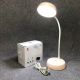 Настільна акумуляторна лампа MS-13, лампа для шкільного столу, лампа на тумбочку. Колір: рожевий. Изображение №2