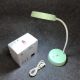 Настільна акумуляторна лампа MS-13, USB світильник, Акумуляторна настільна лампа. Колір: зелений. Изображение №10