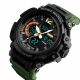 Годинник наручний чоловічий SKMEI 1343AG ARMY GREEN, годинник тактичний протиударний. Колір: зелений. Изображение №4
