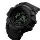 Годинник наручний чоловічий SKMEI 1356BK BLACK, фірмовий спортивний годинник. Колір: чорний. Зображення №3