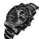 Годинник наручний чоловічий SKMEI 1389BK BLACK, водонепроникний чоловічий годинник. Колір: чорний. Изображение №3