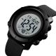 Годинник наручний чоловічий SKMEI 1434BKWT BLACK-WHITE, оригінальний чоловічий годинник. Колір: чорний. Зображення №4