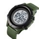 Годинник наручний чоловічий SKMEI 1508AGWT ARMY GREEN-WHITE, Водонепроникний чоловічий годинник. Колір: зелений. Зображення №4