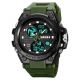Годинник наручний чоловічий SKMEI 2031AG ARMY GREEN, годинник тактичний протиударний. Колір: зелений. Зображення №2