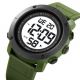 Годинник наручний чоловічий SKMEI 2122AGWT ARMY GREEN-WHITE, армійський годинник протиударний. Колір: зелений. Изображение №4