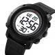 Годинник наручний чоловічий SKMEI 2122BKWT BLACK-WHITE, чоловічий тактичний годинник. Колір: чорний. Зображення №4