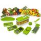 Терка Nicer Dicer PLUS овочерізка універсальна терка ручна овочерізка мультислайсер кухонна овочерізка. Зображення №2