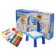 Дитячий стіл проектор для малювання з підсвічуванням Projector Painting. Колір: блакитний. Зображення №3