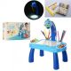 Дитячий стіл проектор для малювання з підсвічуванням Projector Painting. Колір: блакитний. Зображення №7