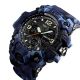 Годинник наручний чоловічий SKMEI 1155BCMBU, армійський годинник протиударний, чоловічий тактичний годинник. Изображение №3
