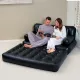 Двуспальный надувной диван трансформер Bestway 75056 с электронасосом 188 х 152 х 64 см Черный. Изображение №4