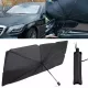 Автомобильный солнцезащитный зонтик на лобовое стекло 78х136 см. Зображення №7