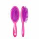 Щітка для волосся масажна пластикова овальна Salon Professional Рожева. Зображення №4