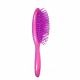 Щітка для волосся масажна пластикова овальна Salon Professional Рожева. Зображення №2