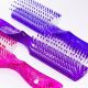 Щітка для волосся масажна Salon Professional пластикова Фіолетова. Изображение №4