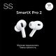 Навушники бездротові TWS SmartX Pro 2 Premium Bluetooth навушники з мікрофоном. Зображення №4