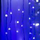 Гірлянда Водоспад 3х2 м 210 LED (480 L) лампочок світлодіодна прозорий дріт 10 ниток 8 режимів Синій. Изображение №9