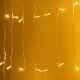 Гірлянда Водоспад 3х2 м 210 LED (480 L) лампочок світлодіодна прозорий дріт 10 ниток 8 режимів Жовтий. Изображение №2